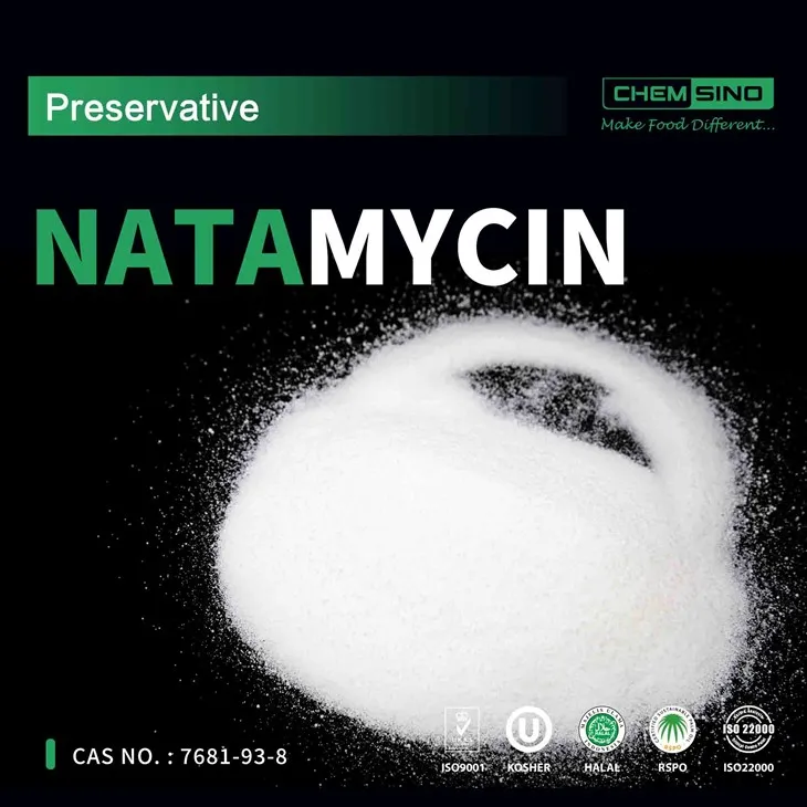 Natamycin CAS:7681-93-9 Preservattiv Sikur