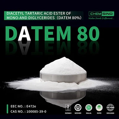 Emulsifikatur DATEM 80 fil-mija Għall-Għaġina CAS NO. 100085-39-0