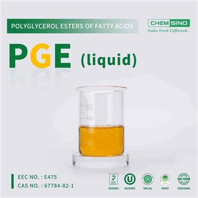 Kif PGE Emulsifikatur Likwidu Jsaħħaħ l-Istabbiltà U ż-Żmien ta' Conservazzjoni tal-Prodotti tal-Ikel CAS NO.67784-82-1