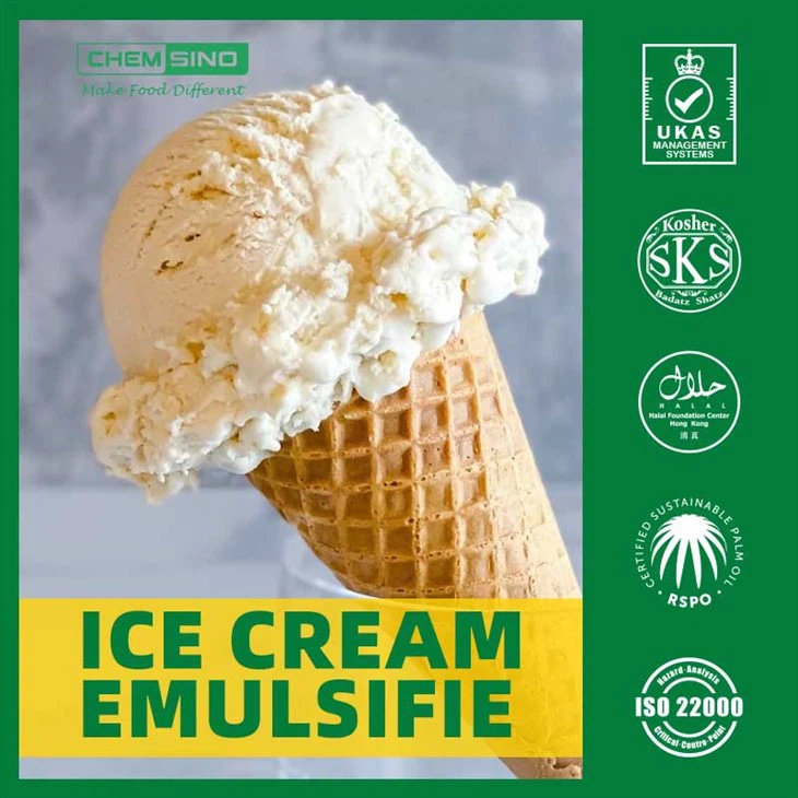 Emulsifikant tal-Ġelat Premium fil-Ġelat